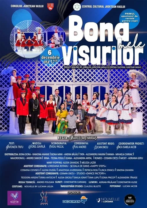 Spectacolul „Bona visurilor mele” va avea premiera în cadrul Festivalului „Prichindel”