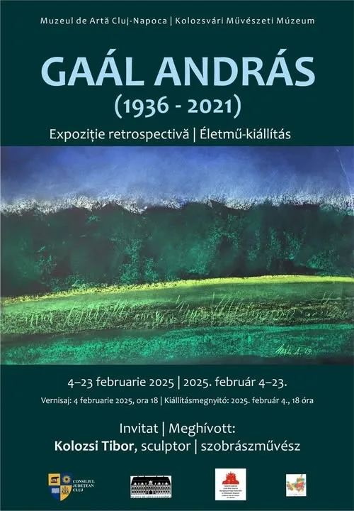 Expoziție retrospectivă Gaál András la Cluj-Napoca
