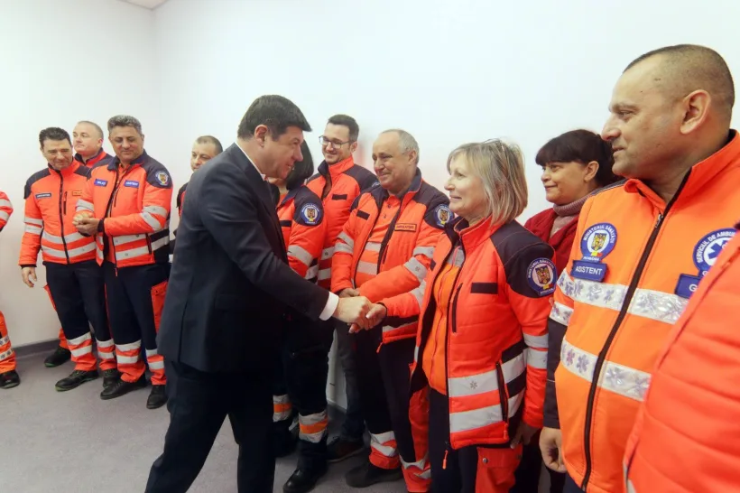 Ambulanța Tecuci are un sediu modern și sigur. Costel Fotea: Personalul medical trebuie să aibă cele mai bune condiții