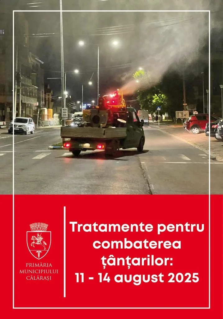 Noi tratamente de dezinsecție în Călărași