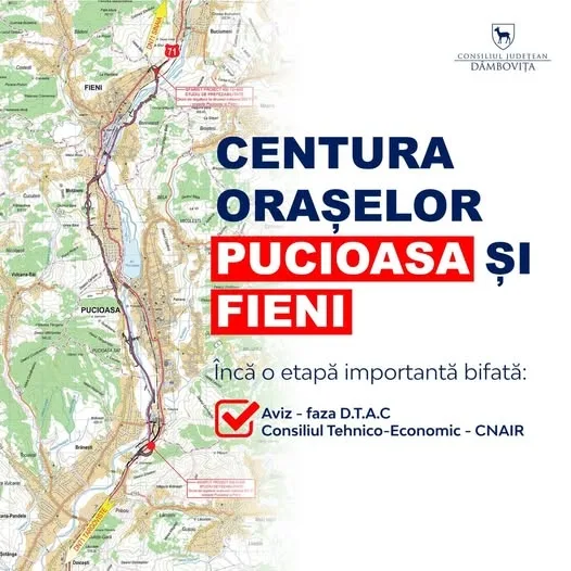 Centura Orașelor Pucioasa și Fieni intră în linie dreaptă!
