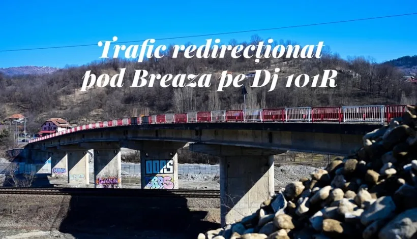 Punerea în siguranță a podului de pe DJ 101R Breaza–Comarnic