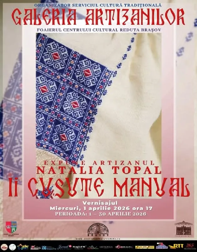 2 expoziții de suflet își vor deschide porțile miercuri, 1 aprilie, ora 17:00, la Centrul Cultural Reduta din Brașov