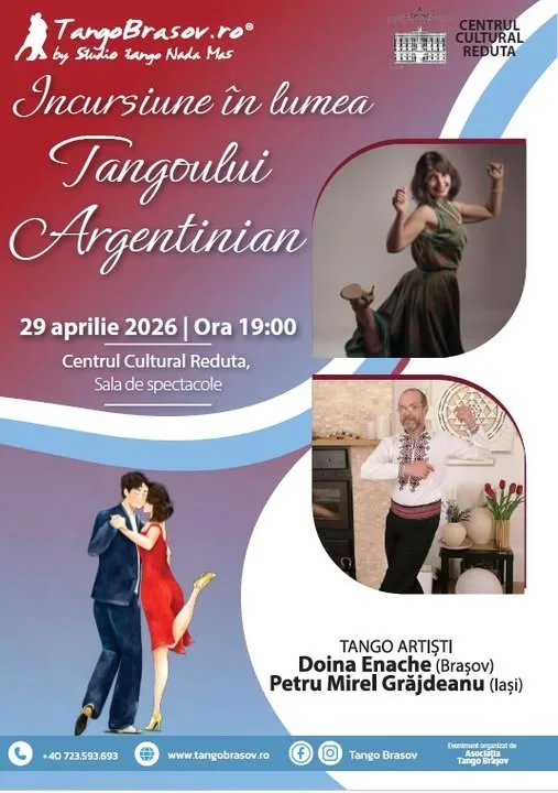 Brașovul celebrează Ziua Internațională a Dansului printr-o experiență dedicată tangoului