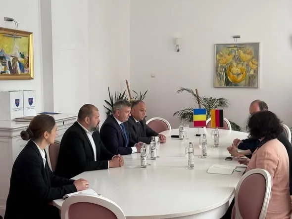 Noul consul al Republicii Federale Germania la Timișoara în vizită oficială la Reșița