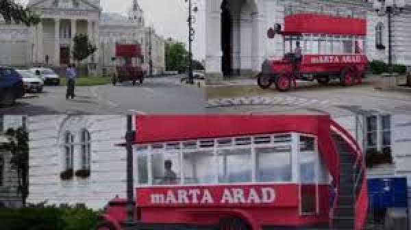 Replica electrică a autobuzului Marta, fabricat la Arad acum un secol, va circula cu turişti