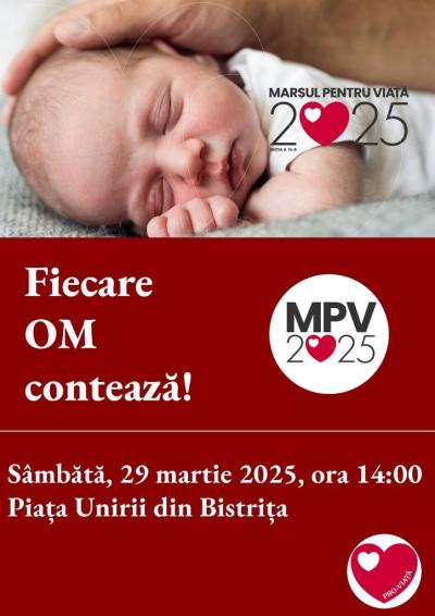 Marșul pentru viață, &icirc;n Bistrița