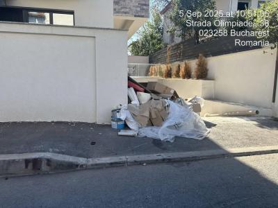În Sectorul 2 monitorizăm depozitarea deșeurilor din construcții pe spațiul public
