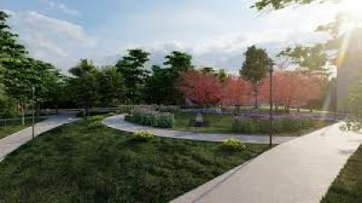 Parcul central din orașul Balș, în modernizare