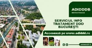 Informare privind tratamentele DDD. Anunț pentru cetățeni