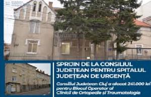 Sprijin de la Consiliul Județean pentru Spitalul Județean de Urgență