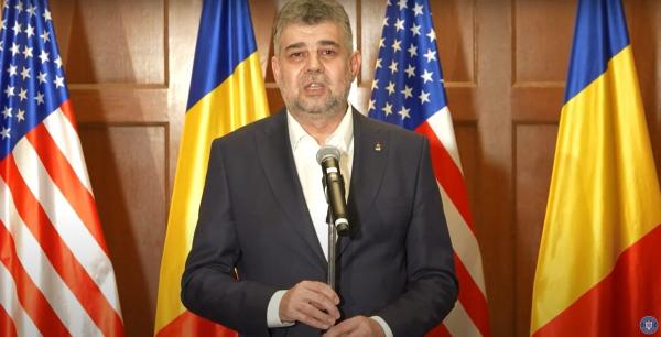 Marcel Ciolacu, la Washington DC: Obiectivul nostru ca țară este să fim independenți energetic