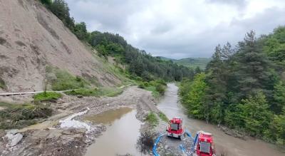 Două uzine de apă, afectate de dezastrul de la Salina Praid