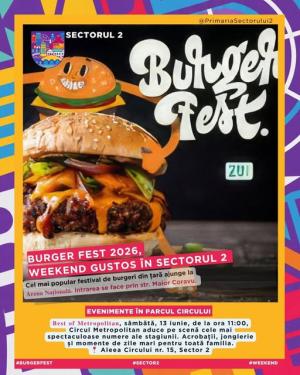 BurgerFest 2026 &icirc;n Sectorul 2