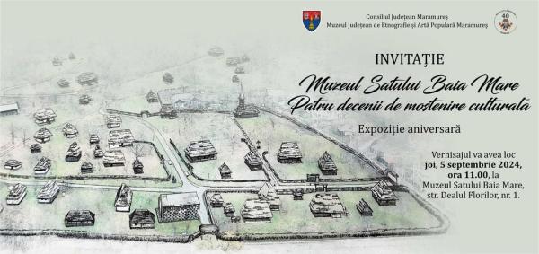 Muzeul Satului din Baia Mare sărbătorește 40 de ani de activitate!