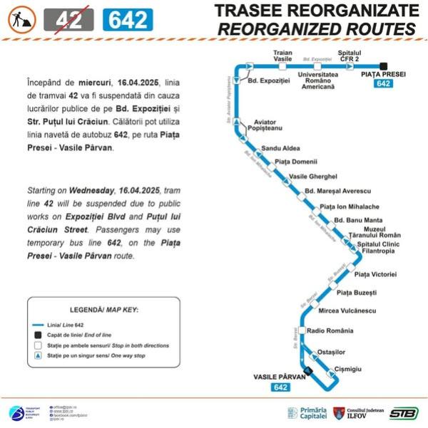 Se lucrează la modernizarea liniei de tramvai de pe bd Expoziției