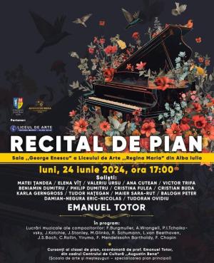 Recitalul de pian pentru absolvire