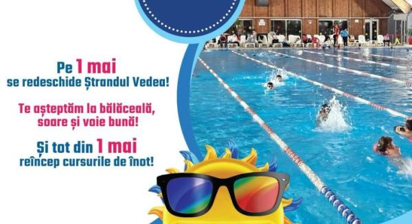 CSM Alexandria dă startul cursurilor de înot pentru copii