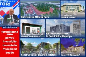 Municipiul Bacău, fonduri consistente pentru dezvoltare în trei domenii cu impact social