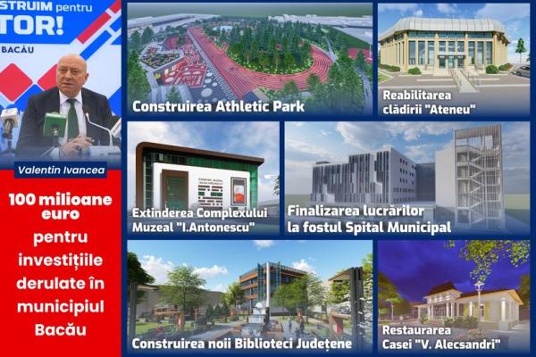 Municipiul Bacău, fonduri consistente pentru dezvoltare &icirc;n trei domenii cu impact social