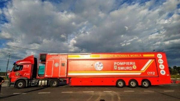 Unitate de terapie intensivă mobilă pentru pacienţii cu COVID-19, la Galaţi