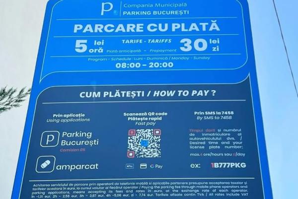 Avertisment al Companiei Municipale Parking București privind activități infracționale &icirc;n procesarea plăților aferente locurilor de parcare