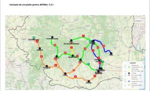 Ce rute ocolitoare au șoferii la dispoziție pentru a evita Valea Oltului