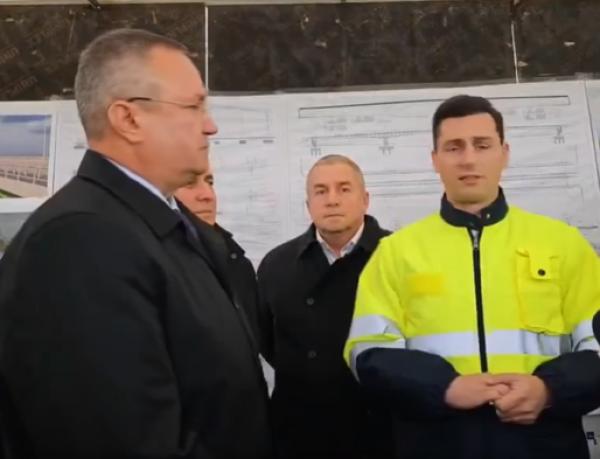 Liderul PNL a fost pe șantierul podului peste Tisa care va lega România de Ucraina