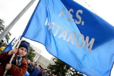 Sindicaliștii de la METAROM protestează &icirc;n fața Guvernului. Ei sunt nemulțumiți de legea pensiilor