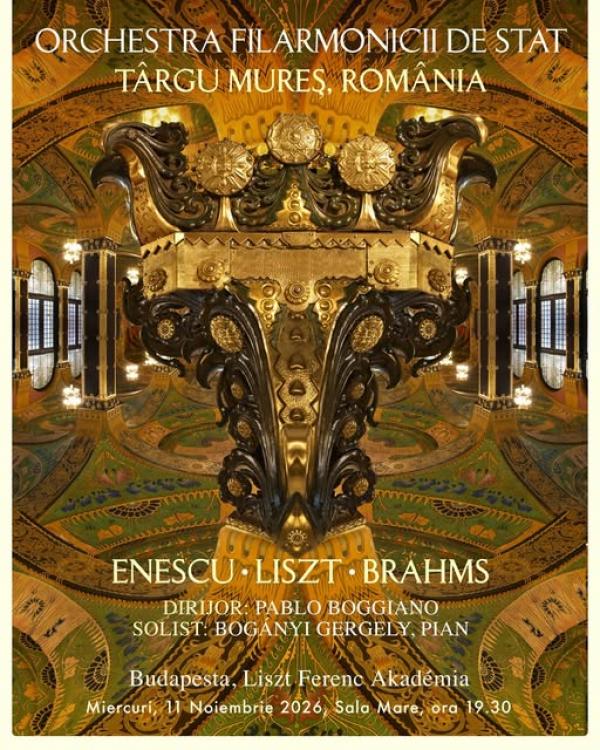 Orchestra Filarmonicii de Stat T&acirc;rgu Mureș va urca pe scena de la Budapesta &icirc;n toamnă