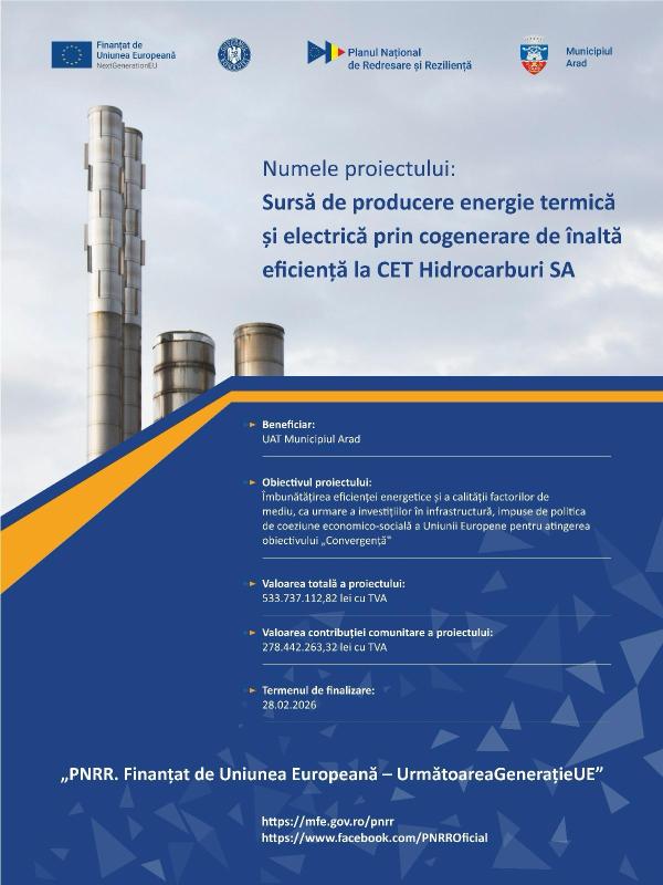 A fost desemnat c&acirc;știgătorul licitației pentru retehnologizarea CET H