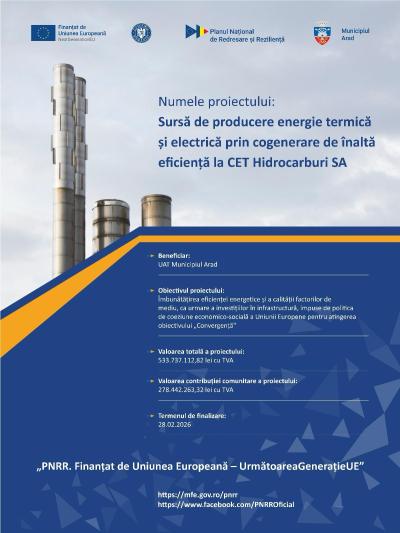 A fost desemnat câștigătorul licitației pentru retehnologizarea CET H