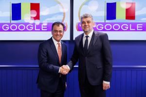 Premierul Marcel Ciolacu a vorbit cu reprezentanții companiei Google despre o investiție majoră în România