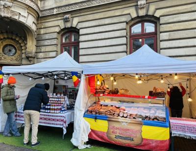 Ziua Unirii Principatelor Române sărbătorită, în curtea MADR, cu produse alimentare tradiționale autentice