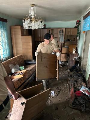 Misiuni MApN &icirc;n localitățile gălățene afectate de inundații