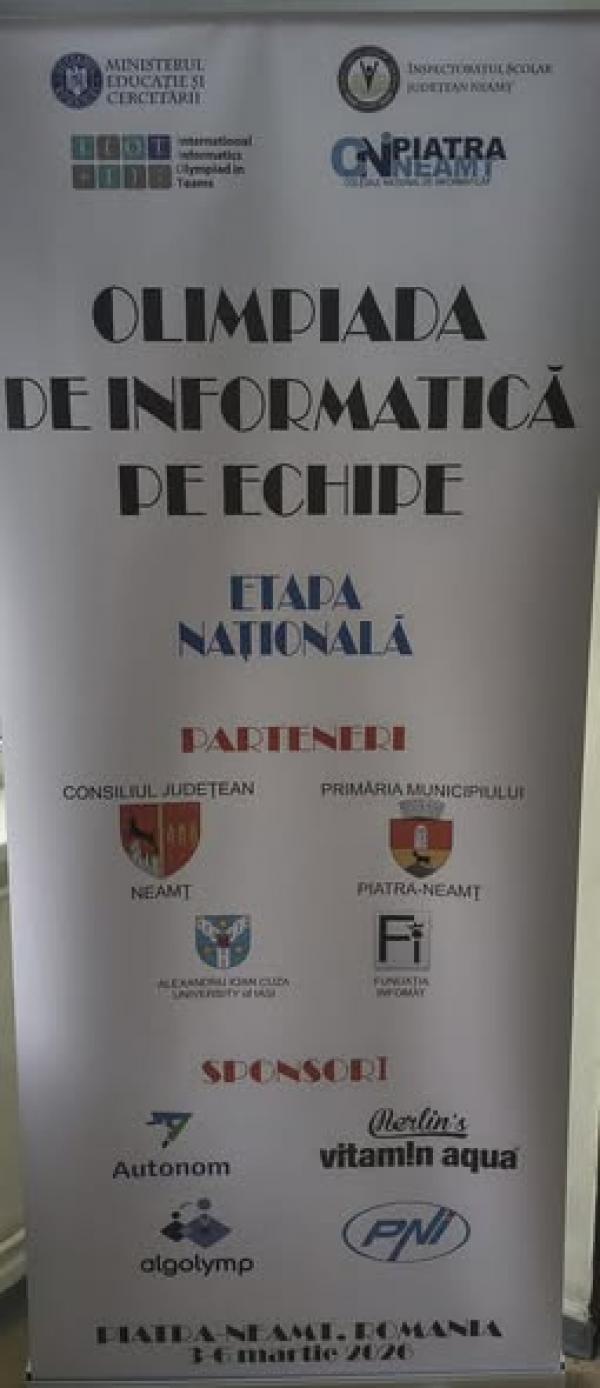 Două concursuri educaționale naționale, organizate &icirc;n Neamț