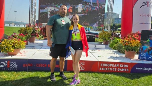 O tulceancă, campioană europeană la atletism pentru copii