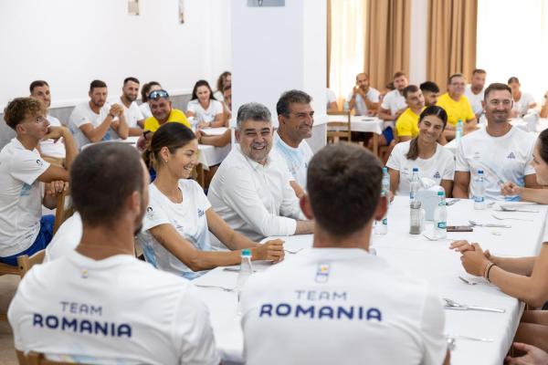 Ciolacu: Le-am urat azi succes sportivilor și antrenorilor din delegația Rom&acirc;niei la Jocurile Olimpice de la Paris