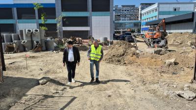 Investiție majoră la Spitalul Județean Galați: drumuri, trotuare și iluminat modern &icirc;n zona unității medicale
