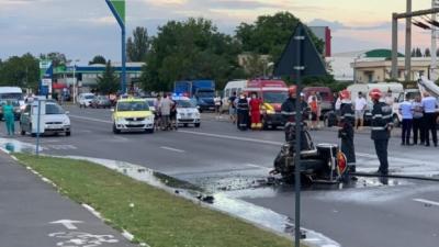 Poliţist lovit intenționat de maşina pe care o urmărea. Șoferița este cercetată pentru tentativă de omor şi părăsirea locului accidentului