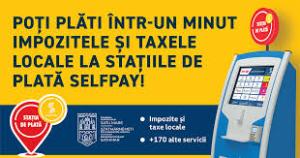 Taxele şi impozitele locale pot fi plătite şi prin staţii Self Pay