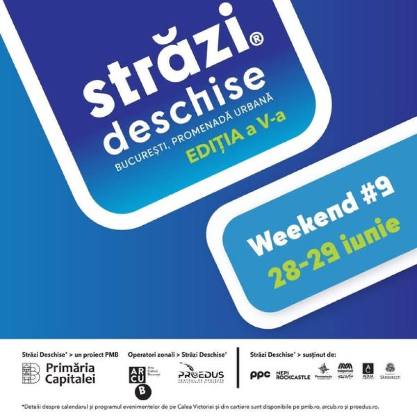 Un nou weekend „Străzi deschise”. Artă, muzică și dans pe Calea Victoriei și în sectorul 2