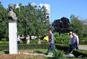 Comemorare Eminescu în centrul Ploieștilor