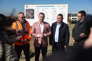 Lucrările pentru lărgirea la patru benzi a drumului Timișoara - S&acirc;nandrei