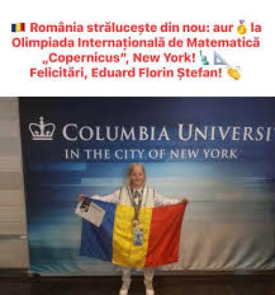 Un elev din Caracal, cel mai bun matematician la Olimpiada internațională Copernicus