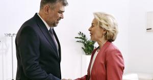 Ursula von der Leyen și Marcel Ciolacu au discutat despre fondurile PNNR și aderarea totală a României la spațiunl Schengen