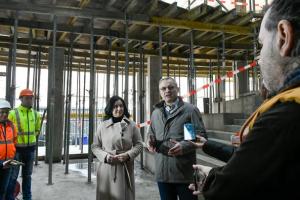 Stadiul lucrărilor de modernizare a Bibliotecii din Oradea, evaluat