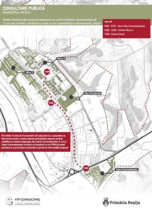 Consultare publică la Reșița privind investițiile din cartiere