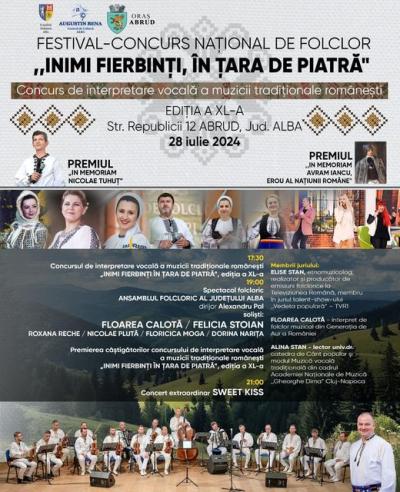 Festivalul concurs &bdquo;Inimi fierbinți &icirc;n țara de piatră&rdquo; la Abrud