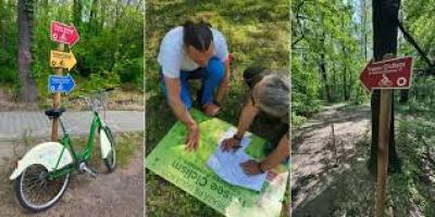 Primăria Sectorului 1 a deschis oficial traseele pentru biciclete din Pădurea Băneasa!